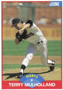 1989 Score #474 Terry Mulholland Front