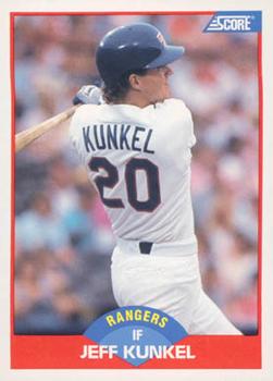 1989 Score #484 Jeff Kunkel Front