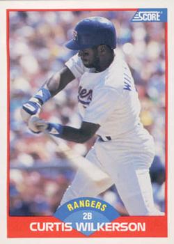 1989 Score #518 Curtis Wilkerson Front
