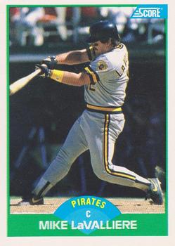 1989 Score #33 Mike LaValliere Front