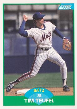 1989 Score #58 Tim Teufel Front