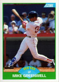 1989 Score #66 Mike Greenwell Front