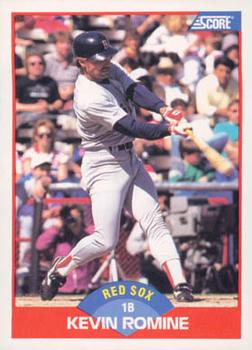 1989 Score #541 Kevin Romine Front