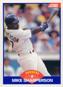 1989 Score #602 Mike Sharperson Front