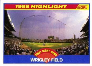 1989 Score #652 Wrigley Field Front