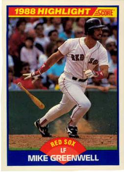 1989 Score #659 Mike Greenwell Front