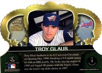 1999 Pacific Crown Royale #3 Troy Glaus Back