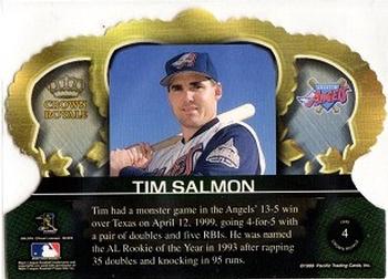 1999 Pacific Crown Royale #4 Tim Salmon Back