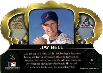 1999 Pacific Crown Royale #6 Jay Bell Back