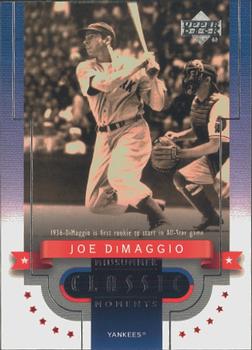 2001 Upper Deck - Midsummer Classic Moments #CM1 Joe DiMaggio Front