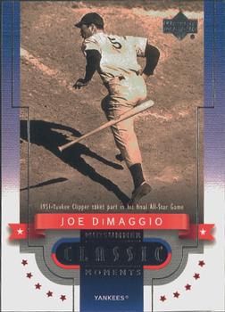 2001 Upper Deck - Midsummer Classic Moments #CM2 Joe DiMaggio Front