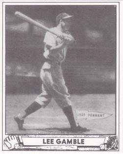 1986 1940 Play Ball (Reprint) #208 Lee Gamble Front