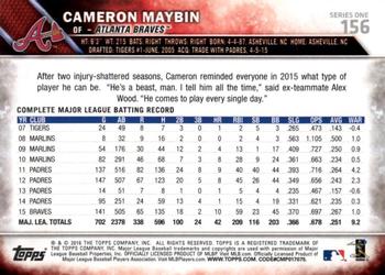 2016 Topps - All-Star Game #156 Cameron Maybin Back