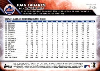 2016 Topps - All-Star Game #236 Juan Lagares Back