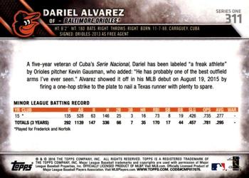 2016 Topps - All-Star Game #311 Dariel Alvarez Back