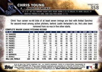 2016 Topps - All-Star Game #358 Chris Young Back