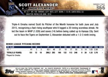 2016 Topps - All-Star Game #366 Scott Alexander Back