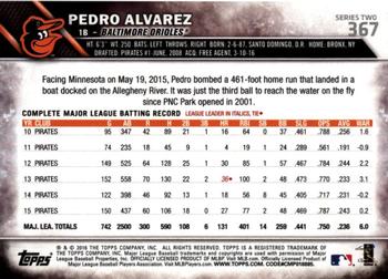 2016 Topps - All-Star Game #367 Pedro Alvarez Back