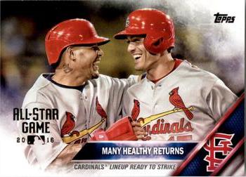 2016 Topps - All-Star Game #492 Yadier Molina / Randal Grichuk Front