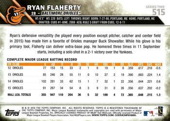 2016 Topps - All-Star Game #515 Ryan Flaherty Back