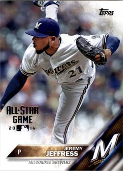 2016 Topps - All-Star Game #544 Jeremy Jeffress Front