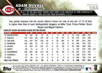 2016 Topps - All-Star Game #584 Adam Duvall Back