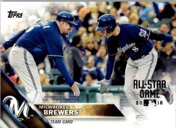2016 Topps - All-Star Game #613 Milwaukee Brewers Front