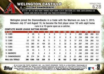 2016 Topps - All-Star Game #628 Welington Castillo Back