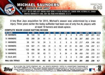 2016 Topps - All-Star Game #630 Michael Saunders Back