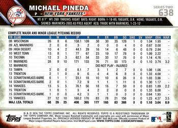 2016 Topps - All-Star Game #638 Michael Pineda Back