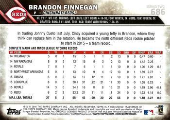 2016 Topps - All-Star Game #686 Brandon Finnegan Back