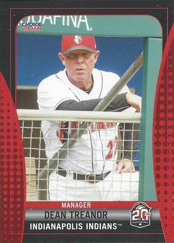 2016 Choice Indianapolis Indians #27 Dean Treanor Front