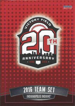 2016 Choice Indianapolis Indians #NNO Cover Card Front