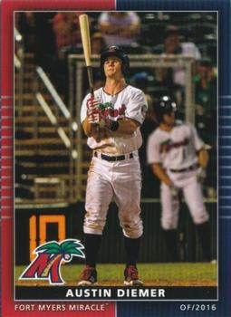 2016 Grandstand Fort Myers Miracle #NNO Austin Diemer Front