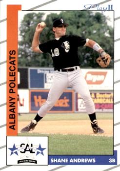 1993 Play II South Atlantic League All-Stars #I Shane Andrews Front