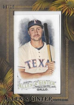2016 Topps Allen & Ginter - Mini Framed Cloth #3 Joey Gallo Front