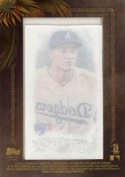 2016 Topps Allen & Ginter - Mini Framed Cloth #121 Corey Seager Back