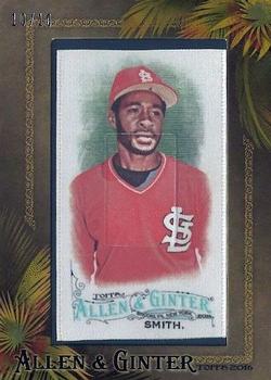 2016 Topps Allen & Ginter - Mini Framed Cloth #253 Ozzie Smith Front