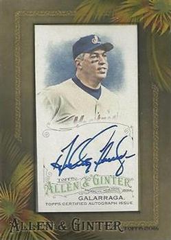 2016 Topps Allen & Ginter - Framed Mini Baseball Autographs #AGA-AG Andres Galarraga Front