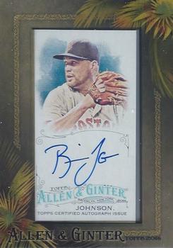 2016 Topps Allen & Ginter - Framed Mini Baseball Autographs #AGA-BJ Brian Johnson Front