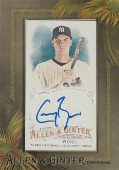 2016 Topps Allen & Ginter - Framed Mini Baseball Autographs #AGA-GB Greg Bird Front