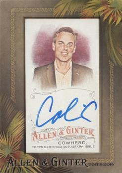 2016 Topps Allen & Ginter - Framed Mini Non-Baseball Autographs #AGA-CC Colin Cowherd Front