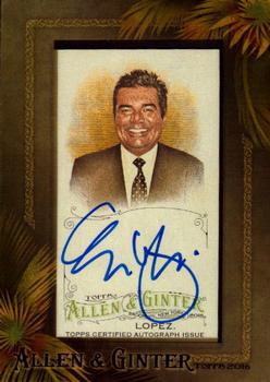 2016 Topps Allen & Ginter - Framed Mini Non-Baseball Autographs #AGA-GL George Lopez Front