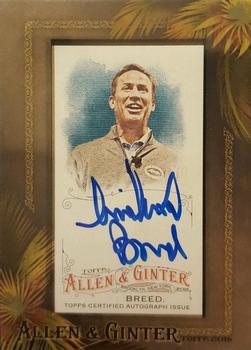 2016 Topps Allen & Ginter - Framed Mini Non-Baseball Autographs #AGA-MB Mike Breed Front