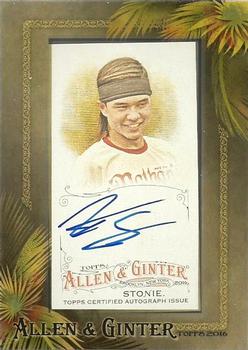 2016 Topps Allen & Ginter - Framed Mini Non-Baseball Autographs #AGA-MST Matt Stonie Front