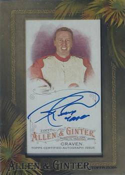 2016 Topps Allen & Ginter - Framed Mini Non-Baseball Autographs #AGA-RC Ricky Craven Front