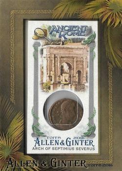 2016 Topps Allen & Ginter - Ancient Rome Relics #ARR-2 Arch of Septimius Severus Front