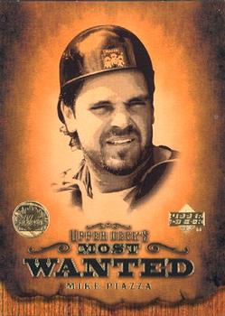 2001 Upper Deck - Upper Deck's Most Wanted #MW9 Mike Piazza Front