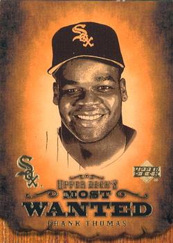 2001 Upper Deck - Upper Deck's Most Wanted #MW14 Frank Thomas Front