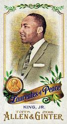 2016 Topps Allen & Ginter - Mini Laureates of Peace #LP-1 Martin Luther King Jr. Front